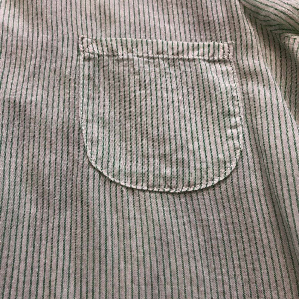 Odille Ruffle-hem button-down blouse - Picture 3 of 7
